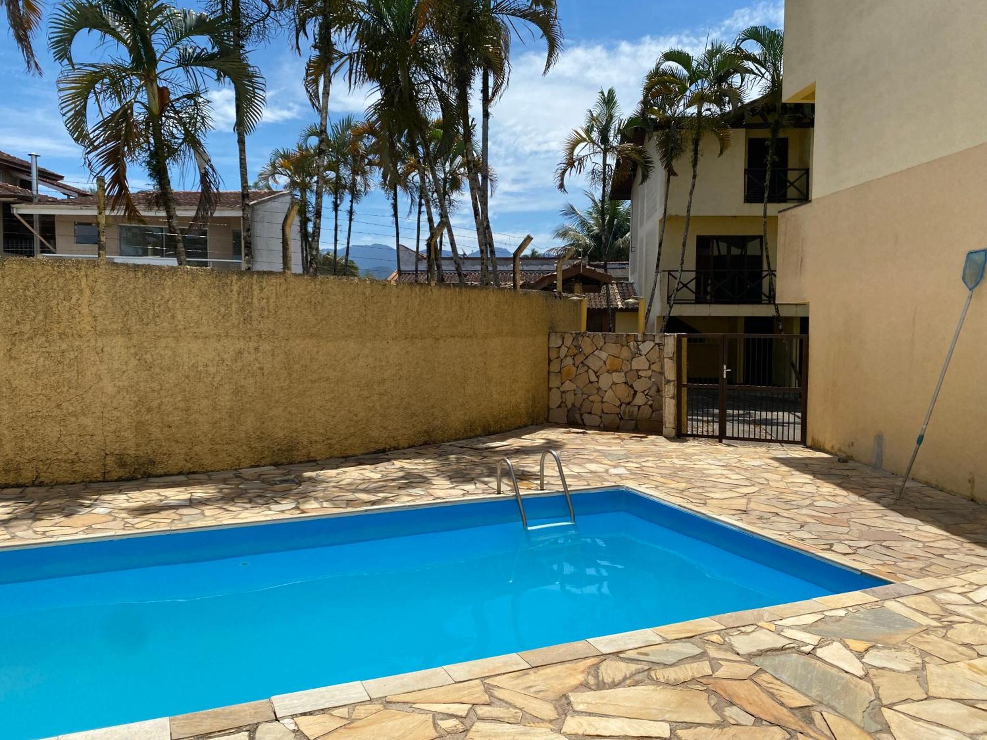 Triplex Piscina Churrasqueira Lava E Seca Wi-Fi E 2 Tvs Em Condominio Com 90M2 No Centro De Ubatuba Ngoại thất bức ảnh