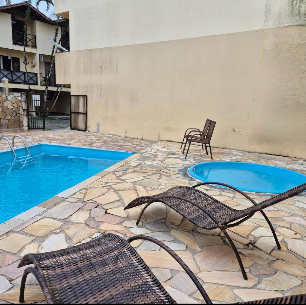 Triplex Piscina Churrasqueira Lava E Seca Wi-Fi E 2 Tvs Em Condominio Com 90M2 No Centro De Ubatuba Ngoại thất bức ảnh